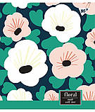 Набір шкільних зошитів 24 аркушів клітинка YES Floral Explosion 10 штук, фото 5