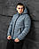 Куртка чоловіча весняна, осінь з капюшоном Cros  | Чоловіча куртка весняна, осіння ЛЮКС якості, фото 9