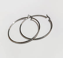 Сережки кільця Ø 4,5 см (сталь)