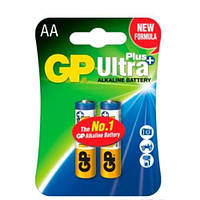 Батарейка GP ULTRA PLUS ALKALINE 1.5 V 15AUPHM-2UE2 лужна, LR6, АА (4891199100246)