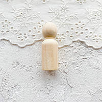 Фигурка мужская деревянная для песочной терапии и расстановки 2.5*6.5 см