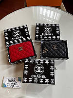 Кошелек красный мини Chanel+ бренд коробка