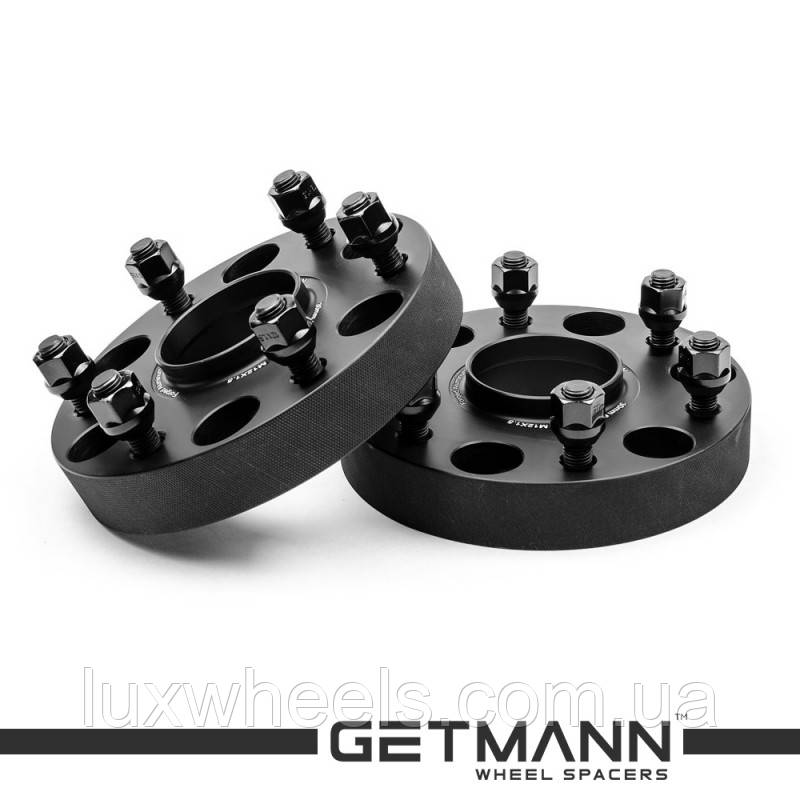 Колісна проставка-адаптер GETMANN 1 шт. 25 мм PCD 6x139.7 DIA 95.1 зі шпильками 14x1.5 для Toyota Land Cruiser