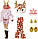Лялька Барбі Зимовий блиск Оленя Barbie Cutie Reveal Deer Plush Doll HJL61, фото 4