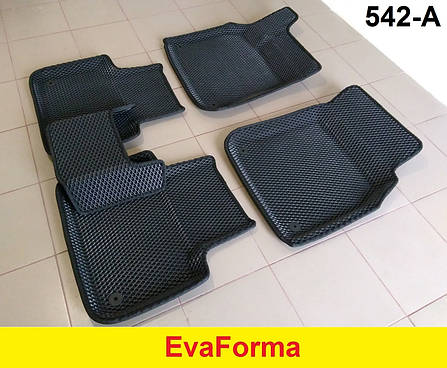 3D килимки EvaForma на Volkswagen Touareg 3 '18- / Porsche Cayenne 3 '17-, килимки ЕВА, фото 1