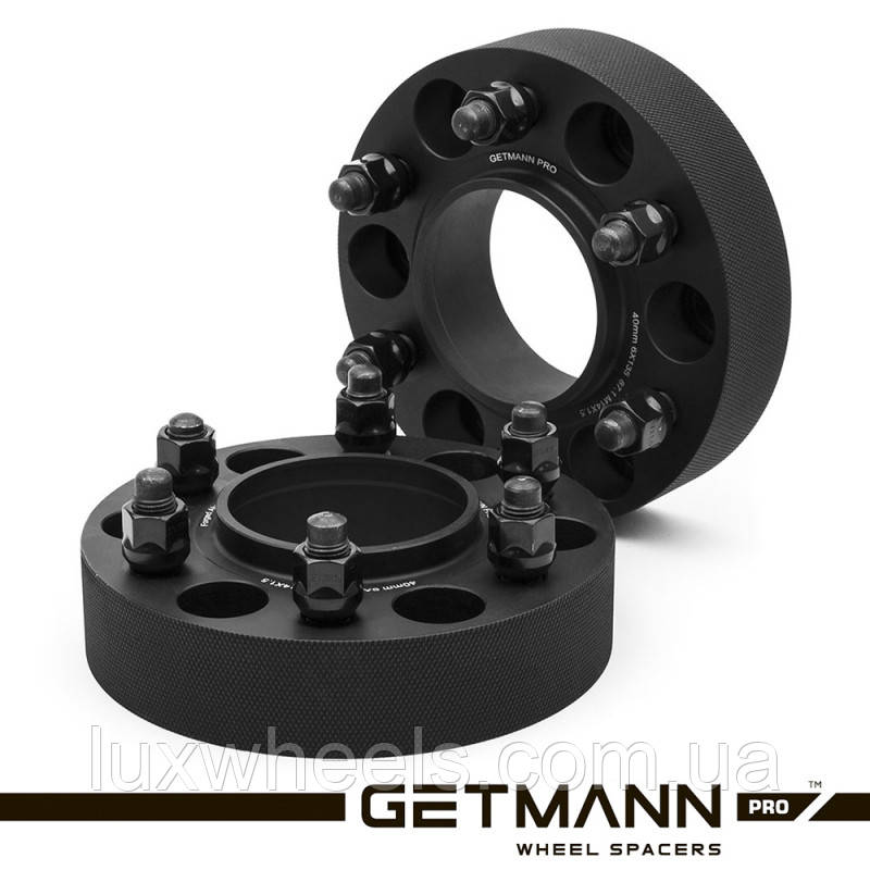 Колісна проставка-адаптер GETMANN 1 шт. 40 мм PCD 6x135 DIA 87.1 зі шпильками 14x1.5 для Ford F-150