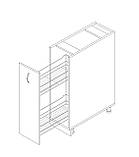 Тумба-карго (2 полиці) 0,3 (без стільниці) МАКСІ-Мебель (5102132), фото 3