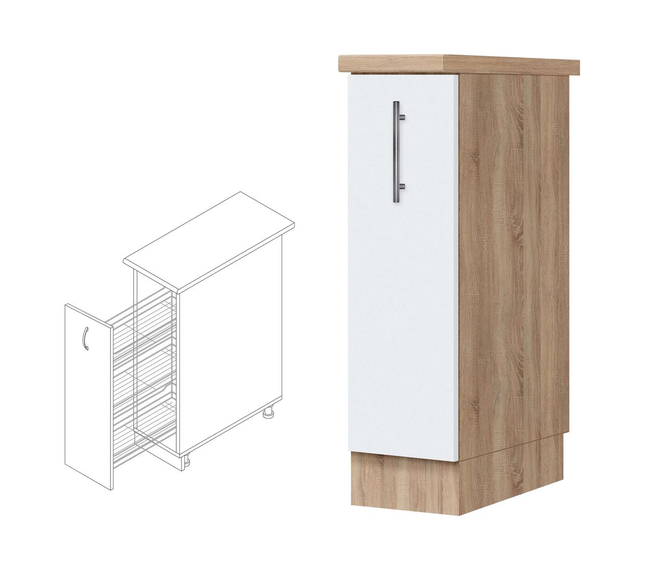 Тумба-карго (3 полиці) 0,2 зі стільницею 1-й кат. (складська програма) МАКСІ-Мебель (5102139), фото 1