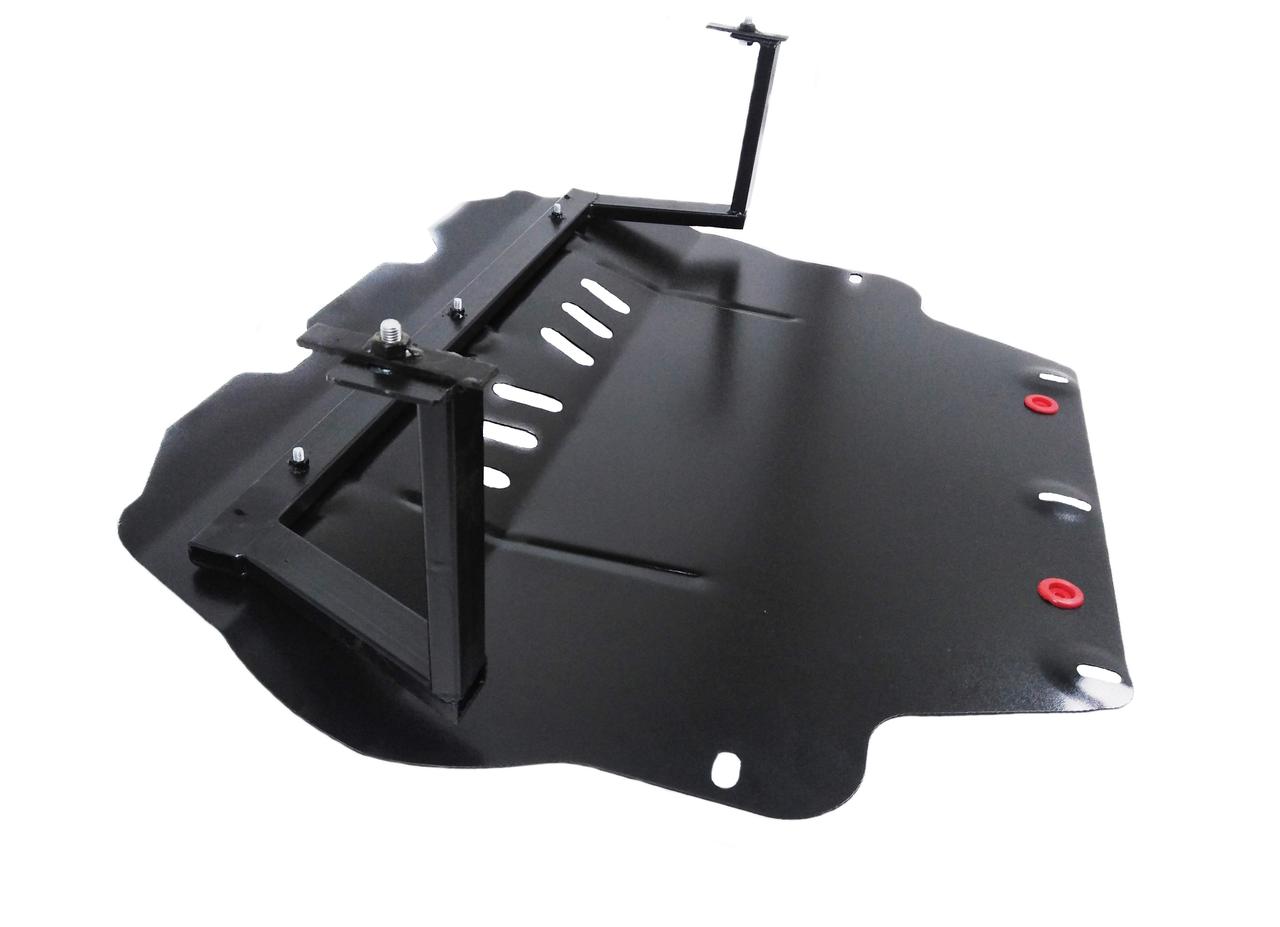 Захист двигуна та КПП Фольксваген Пассат Б6 / Volkswagen Passat B6 (2005–2010), сталь 2 мм, ЩИТ, арт. 329/5