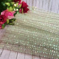 Декоративний пухнастий дріт Білий з перламутром, ( за1 шт) 30058