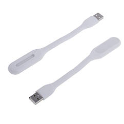 DR USB LED-лампочка гнучка 3W, холодне світло біле