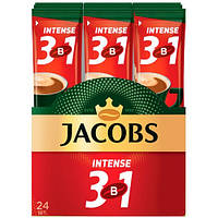 Кофе Jacobs ( Якобс ) 3 в 1 Intense ( Интенс ) 24 стика * 12.5 г (10)