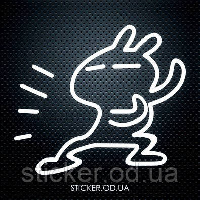 Вінілова Наклейка на Автомобіль - Заєць, Ніндзя — Купить Недорого на ...