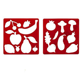 Трафарет для малювання та творчості Сад і город, 2 шт