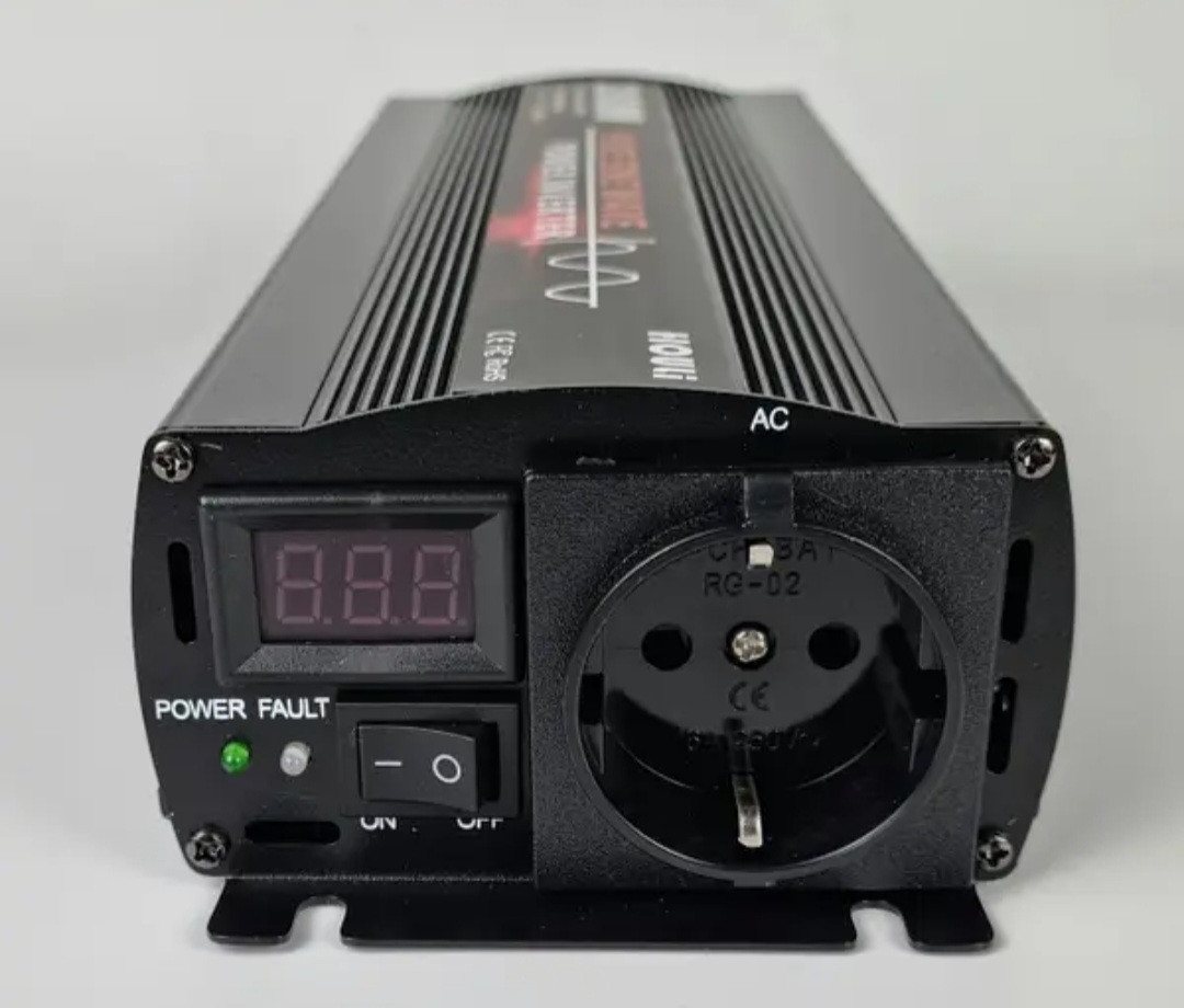 Чистий синусоїдний інвертор HOULI 12 в 220В 1000W/2000W