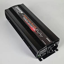 Чистий синусоїдний інвертор HOULI 12 в 220В 1000W/2000W, фото 4