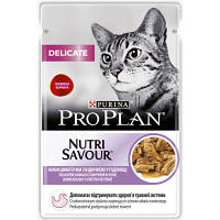 Purina Pro Plan (Пурина Про План)Delicate Turkey влажный корм для кошек 85 г