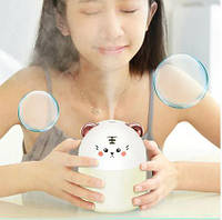 Ультразвуковой детский увлажнитель воздуха / Увлажнитель в детскую с подсветкой / Ночник Humidifier медвежонок