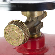 Газовий балон 5 л з пальником кемпінговий комплект газовий із запобіжним клапаном, фото 2