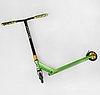 Труковий самокат салатовий Best Scooter HIC система пеги алюмінієвий диск та дека анодоване фарбування PU 110мм, фото 2
