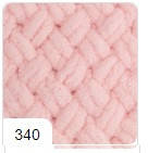 Плед плюшевый 100*120см цвет 340 ручной работы из пряжи пуффи узор плетенка