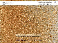 33119/01111/10 Прозрачный светло-коричневый чешский бисер Preciosa Ornela 1грамм