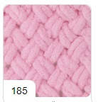 Плед плюшевый 100*120см цвет 185 ручной работы из пряжи пуффи узор плетенка
