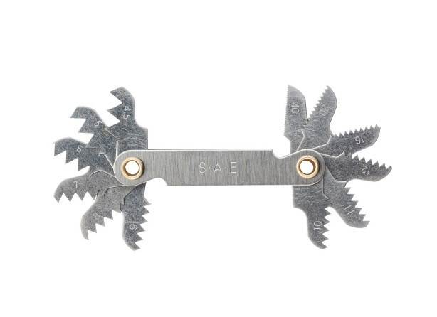 Різьбомір дюймовий 12 кроків, 4.5, 5, 6, 7, 8, 9, 10, 11, 12, 16, 20, 40 SIGMA 1634421, фото 1