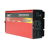 Перетворювач інвертор UKC 12V-220V AR 4000W звуковий сигнал, фото 6