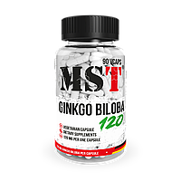 Улучшает мозговое кровообращение MST GINKGO BILOBA 120 mg 90 caps