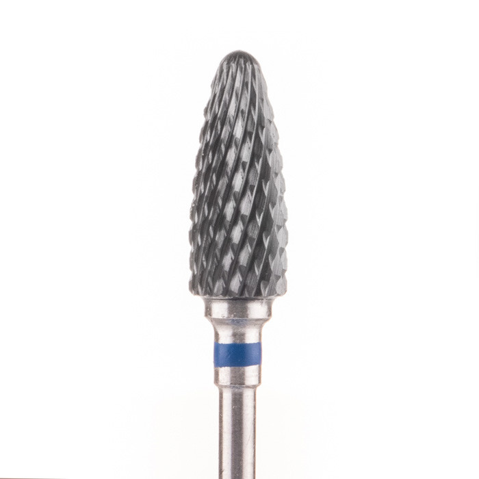 Фреза керамічна Nail Drill для зняття гель-лаку (Кукурудза) — 641 0 501 чорна (синя насічка)