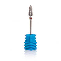 Фреза твердосплавна Nail Drill для зняття гель-лаку (Конус) 274 140 060 (червона насічка)