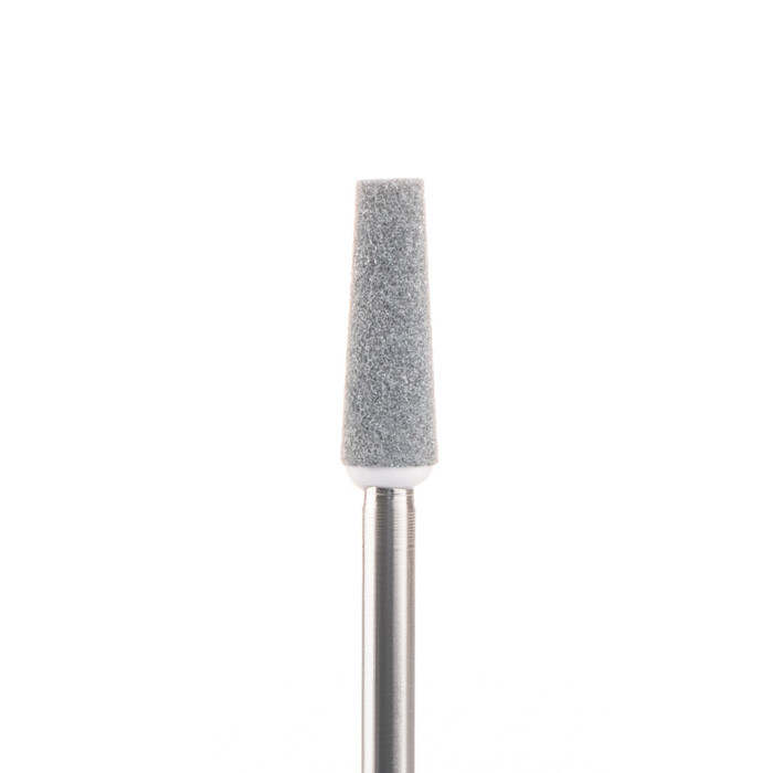 Фреза корундова Nail Drill для манікюру і педикюру (усічений Конус) 45-36, діаметр 4 мм, сіра