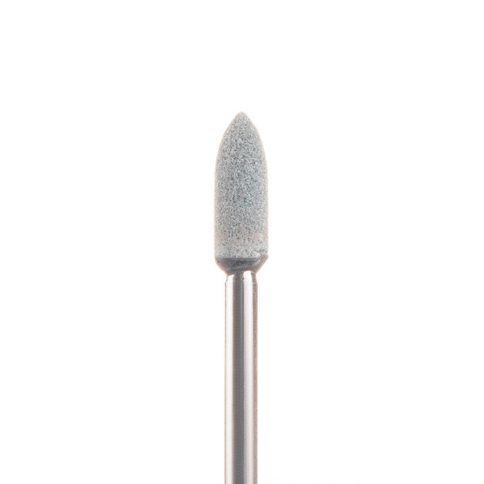 Фреза корундова Nail Drill для манікюру і педикюру (Куля) 45-39, діаметр 3,7 мм, сіра