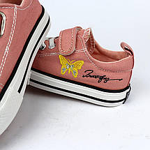 9825W Рожеві кеди на липучці для дівчинки тм Tom.M, фото 3