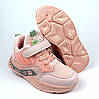 0227B Теплі рожеві кросівки для дівчинки на липучці тм Том.М розмір 35 - устілка 22 см, фото 6