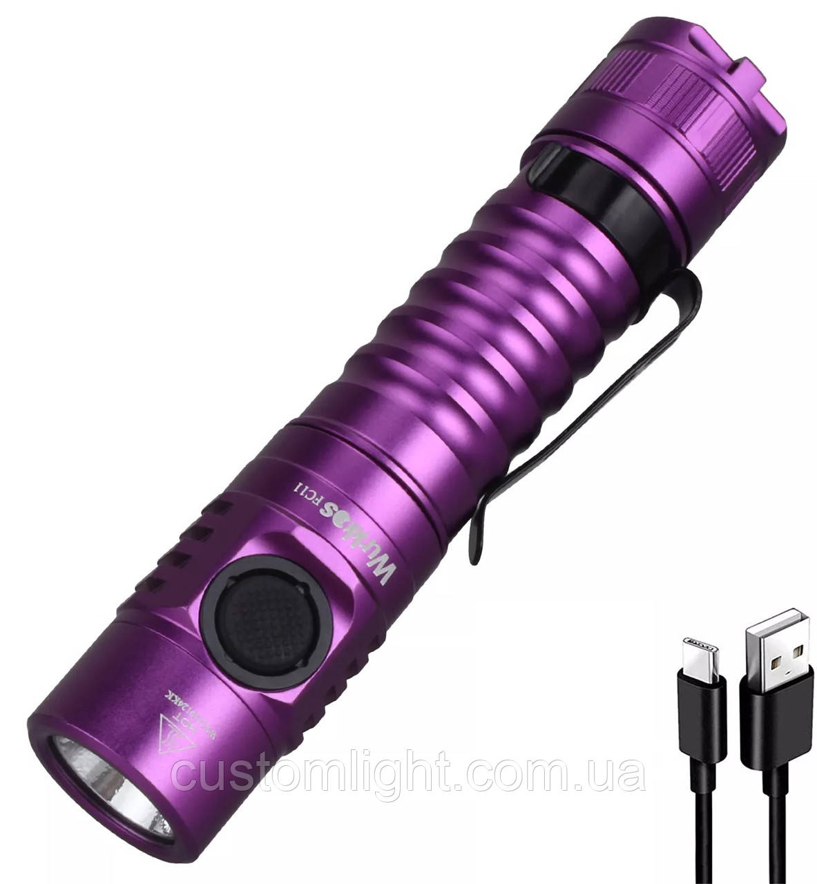 Ліхтар Wurkkos FC11 violet 5000K 1300 Lm