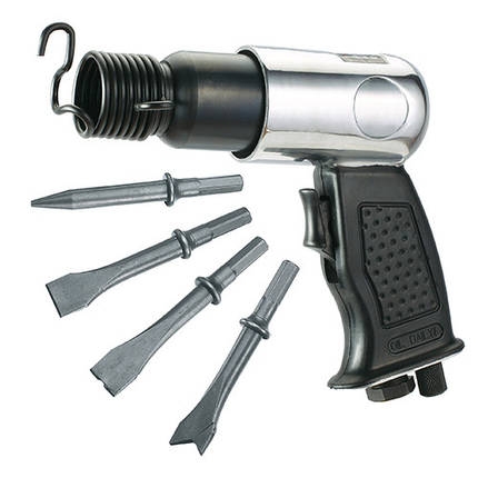 Пневмомолоток c набором зубил 4 шт. у комплекті (4500уд/хв) AT-2010HSG AIRKRAFT, фото 1