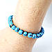 МІНІК-бірюза. Браслет з натурального каменю, фото 5