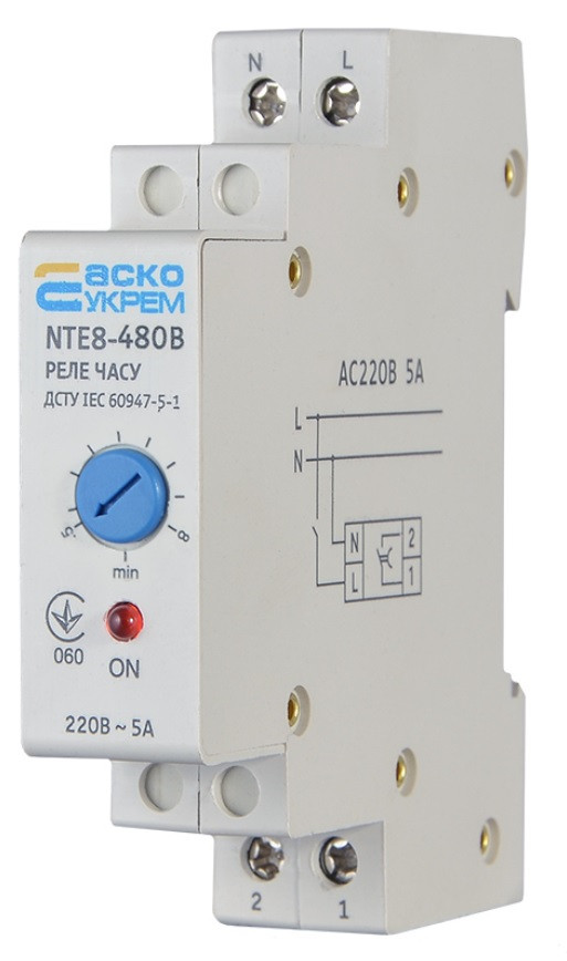 NTE8-480В (STE8-480В) Реле часу із затримкою на включення, фото 1