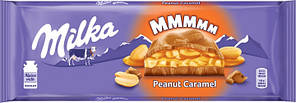 Шоколад Milka Peanut Caramel (c карамеллю і арахісом) Швейцарія 300г