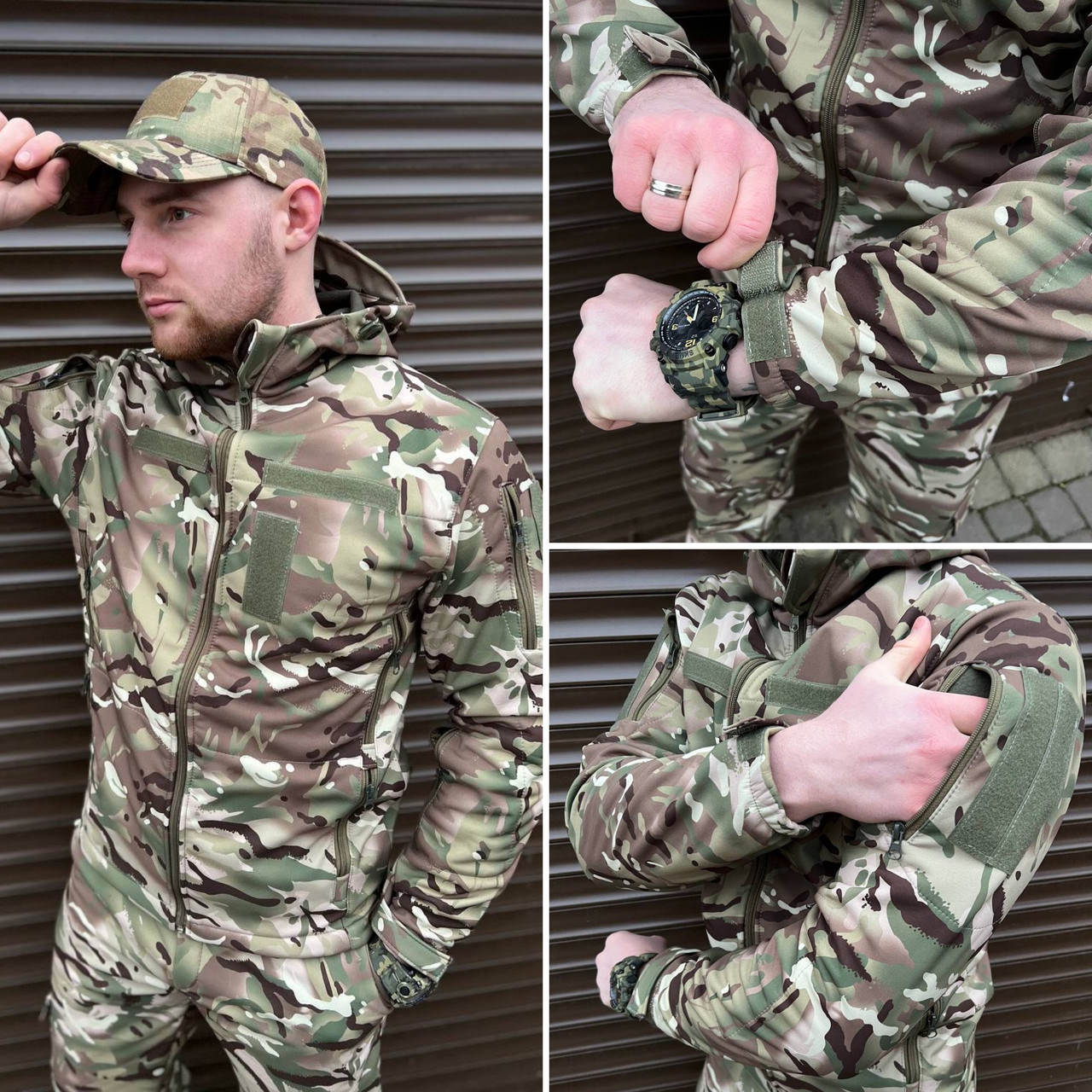 Куртка тактична Мультикам SoftShell Combat Tactical Демісезонна (46-56 р.)