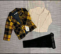 Костюмы для мальчиков 1-4 года ( пиджак кашемировый)