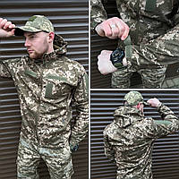 Куртка тактическая Пиксель SoftShell Combat Tactical, Тактическая куртка Пиксель Демисезонная (46-56 р.)