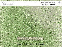 33119/01162/10 Прозрачный зеленый пыльный чешский бисер Preciosa Ornela 1грамм