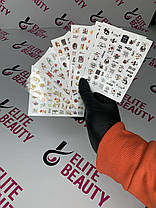 Наліпки на нігті листя, фото 3