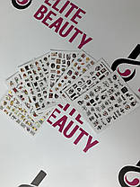 Наліпки на нігті листя, фото 5