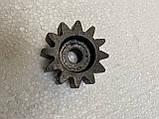 Шестерня 12 зубов d17мм (з буртом) до бетонозмешалкі, фото 6
