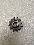 Шестерня 12 зубов d17мм (з буртом) до бетонозмешалкі, фото 7