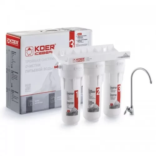 Water purification system triple Koer Iceberg